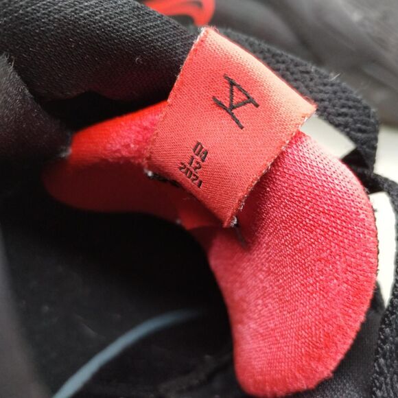 Nike Kyrie 5 crimson and black sneakers. main image 5